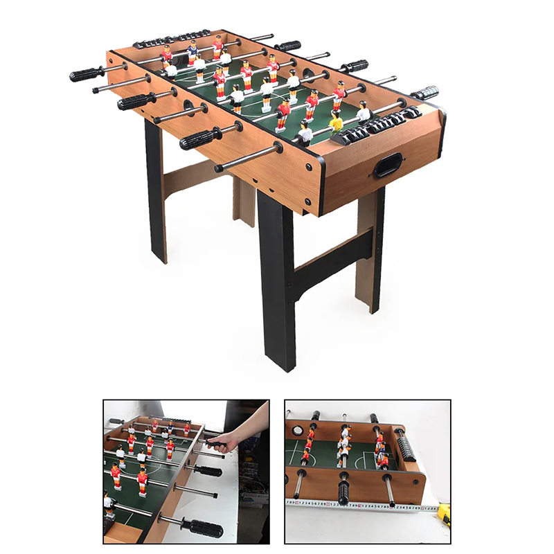Table multi-jeux 4-en-1 avec baby-foot, air hockey, tennis de table et billard