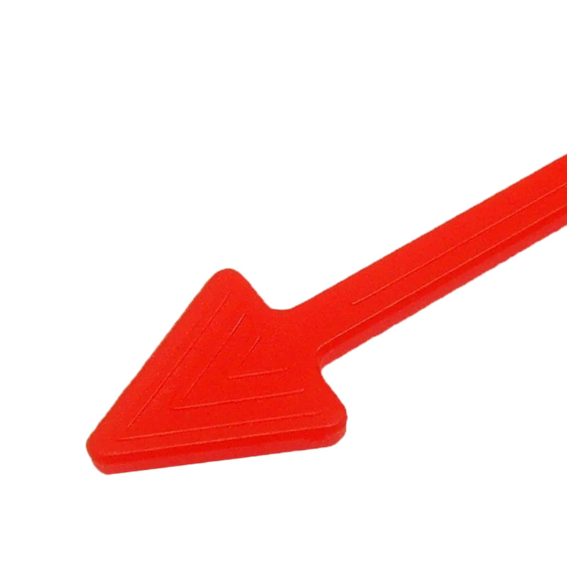 Accessoires de flèche de jeu rotatifs en plastique de couleur
