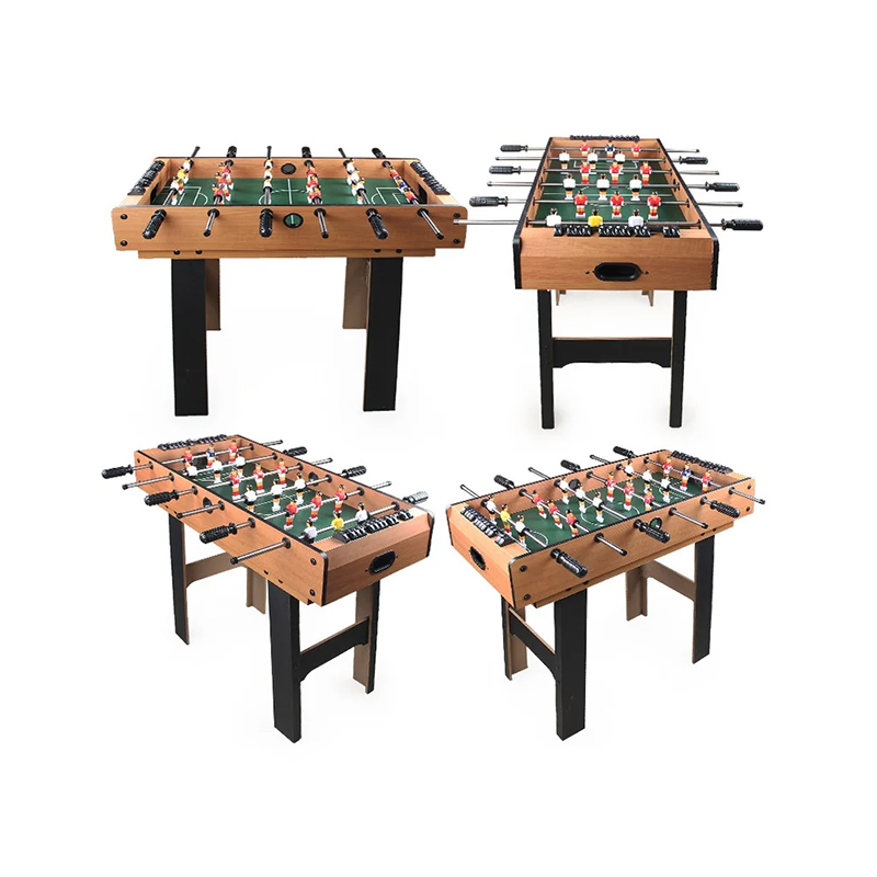 Table multi-jeux 4-en-1 avec baby-foot, air hockey, tennis de table et billard