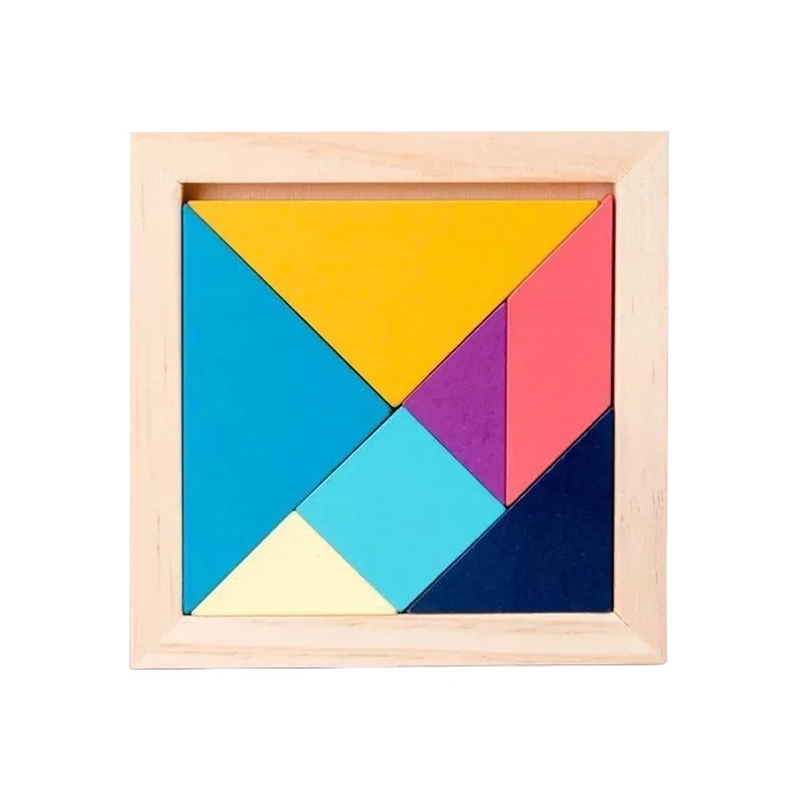 Ensemble de Tangram Montessori ColorWood