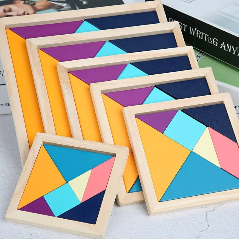 Ensemble de Tangram Montessori ColorWood