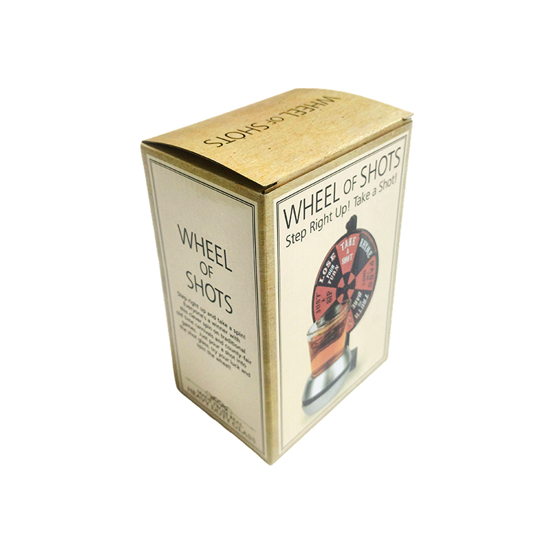 Jeu de roulette sur la table des vins