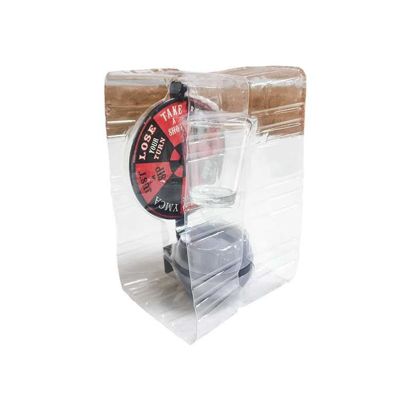 Jeu de roulette sur la table des vins