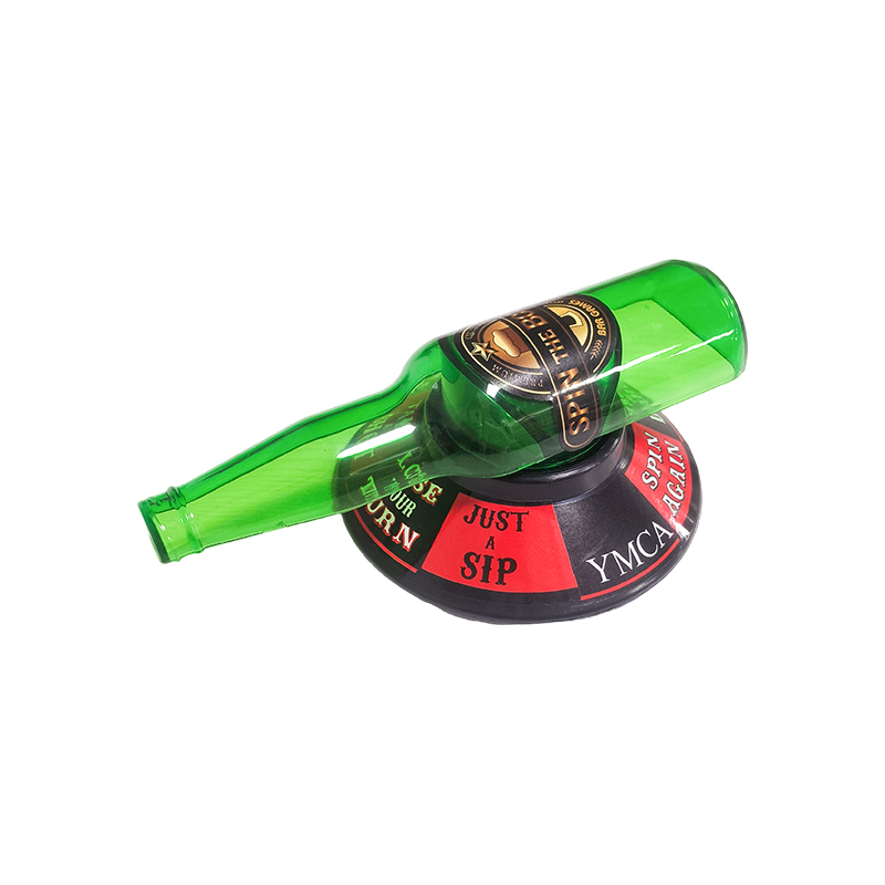 Jeu de roulette sur la table des vins