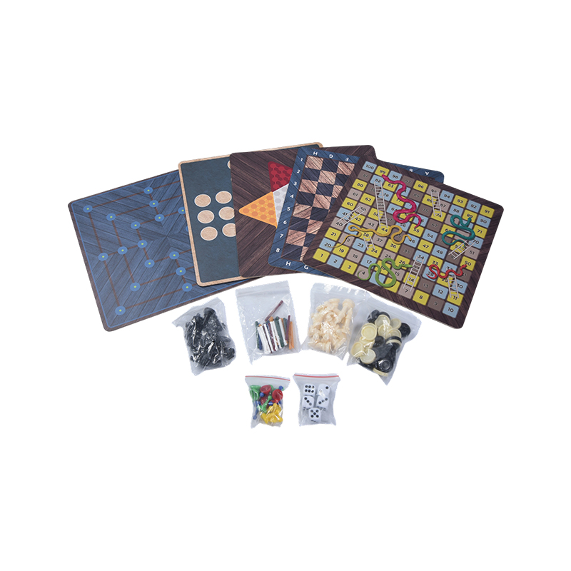 Ensemble de jeu de société traditionnel 50 en 1