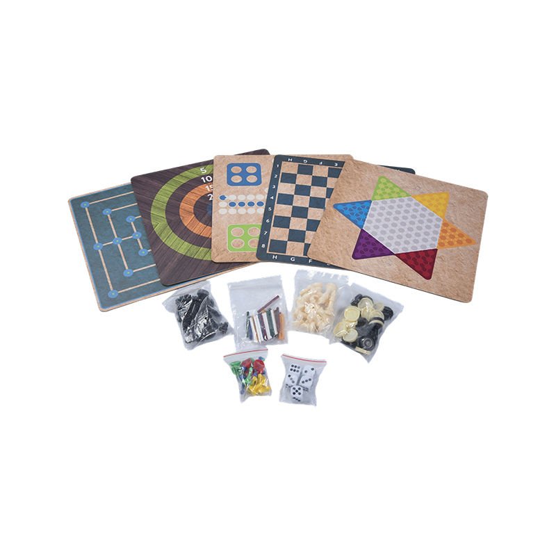 Ensemble de jeu de société traditionnel 50 en 1