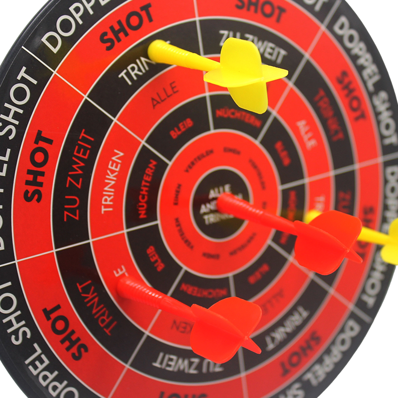 Jeu à boire avec cible de fléchettes