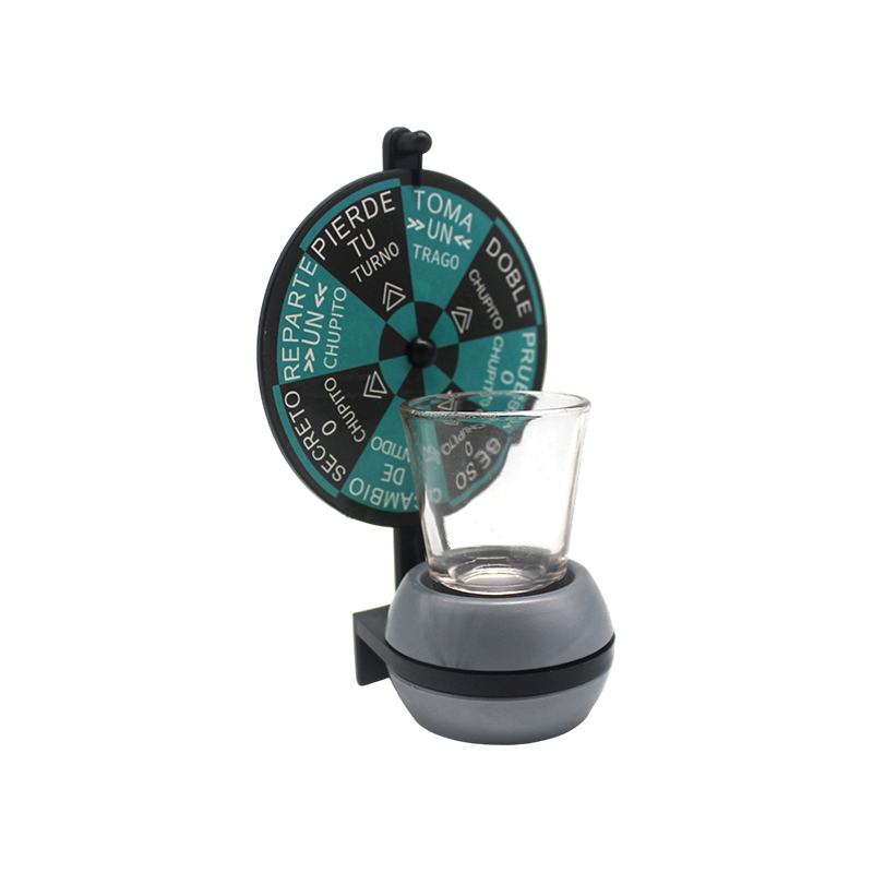 Jeu de roulette sur la table des vins