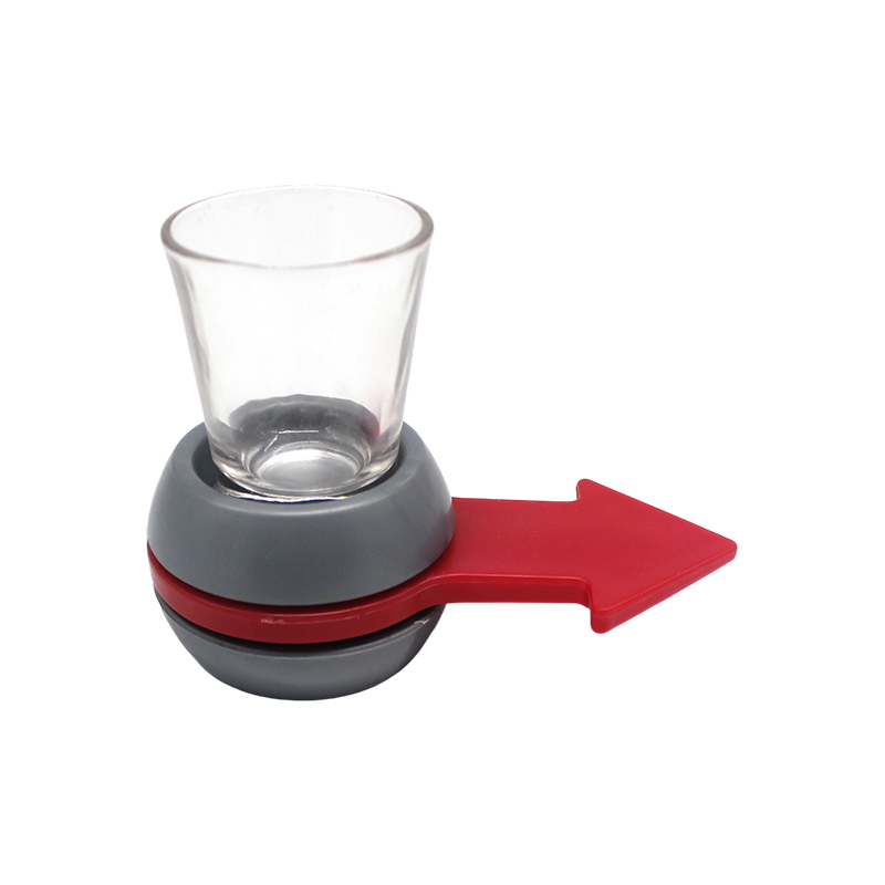 Jeu de roulette sur la table des vins