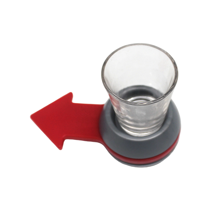 Jeu de roulette sur la table des vins