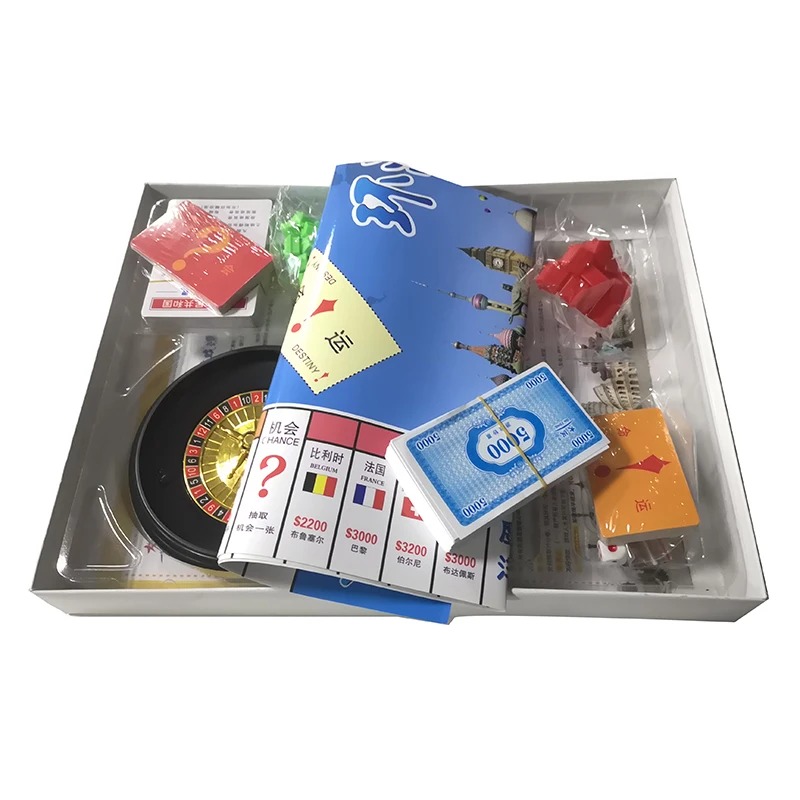 Collection de jeux de société personnalisés - Ensemble de jeu familial multithème
