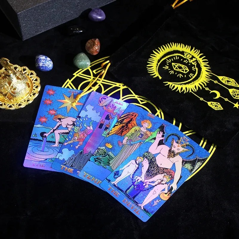Édition de collection sur le thème du zodiaque – Mystic's Treasure Tarot & Crystal Set