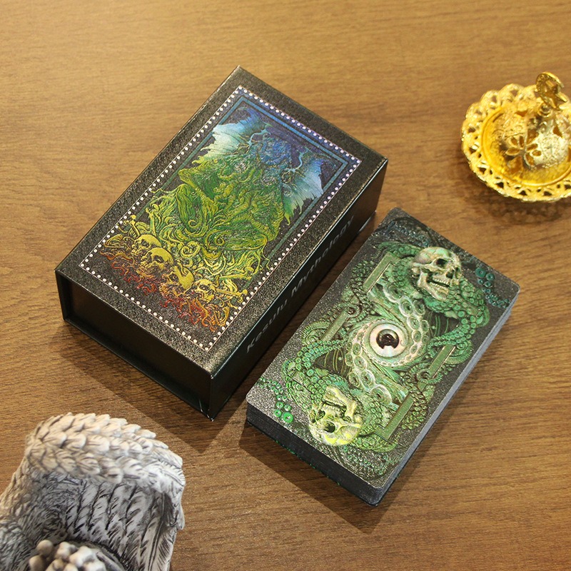Édition Mystique Vert & Or - Cartes de Tarot Mythologie Kesulu