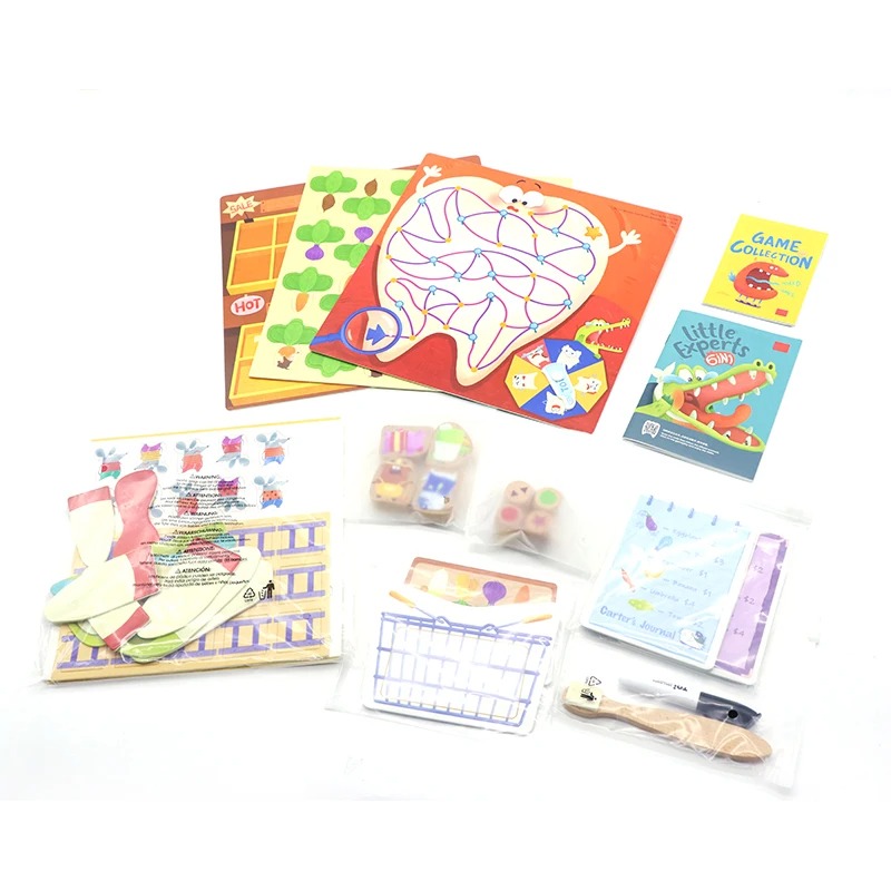 Collection de jeux de société personnalisés - Ensemble de jeu familial multithème