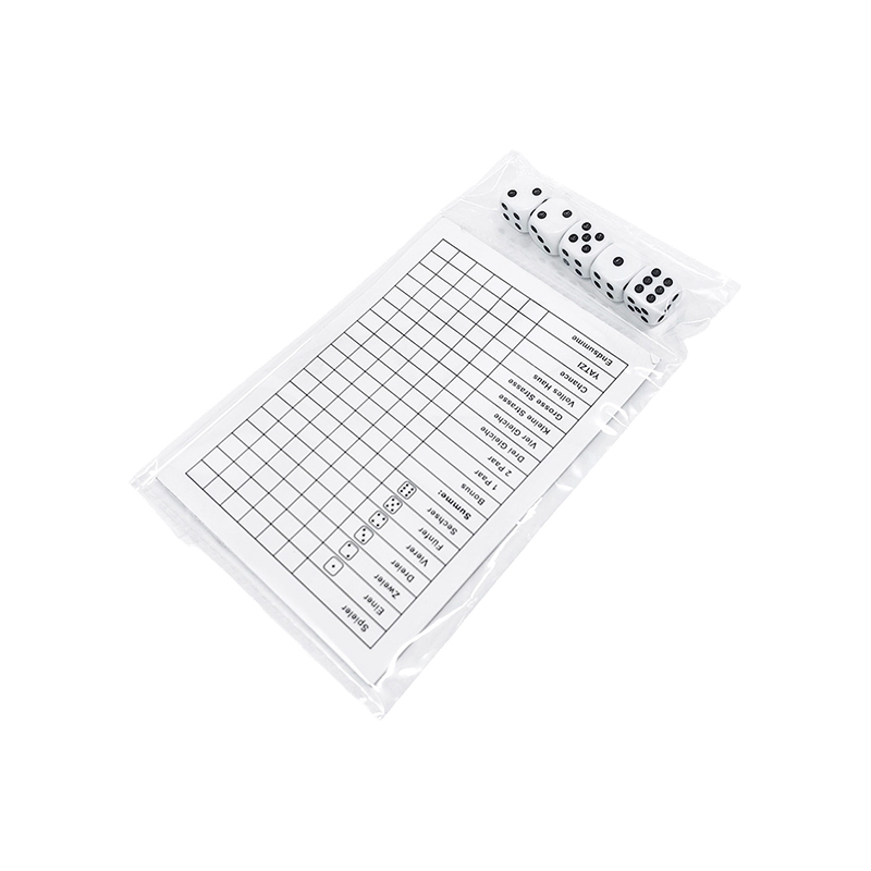 Ensemble de tableau de bord YATZY Classic Dice Game Essentials