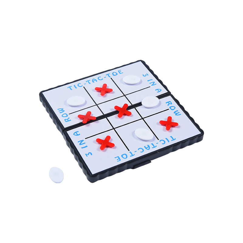Jeu de Tic-Tac-Toe pliable magnétique - Édition voyage compacte
