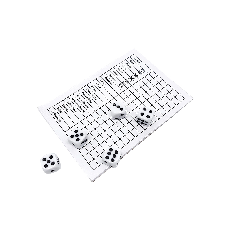Ensemble de tableau de bord YATZY Classic Dice Game Essentials