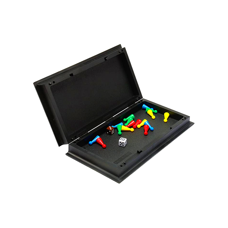 Jeu de société magnétique portable avec dés et pièces, ensemble de jeu Ludo classique