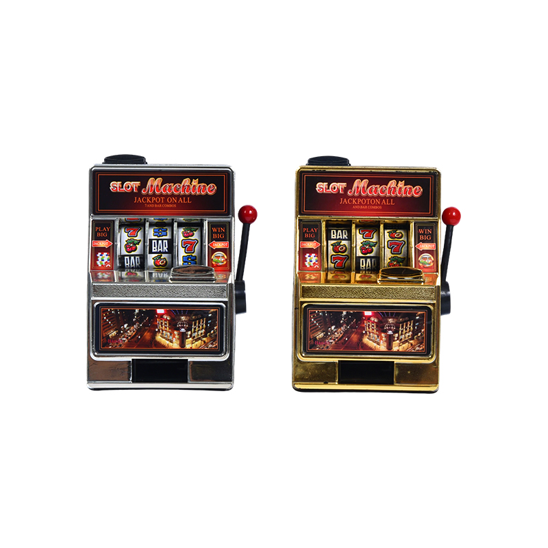 Mini machine à sous classique – Pack double argent et or