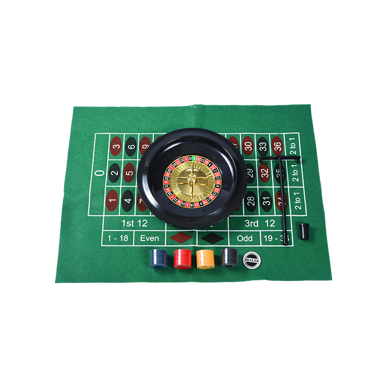 Ensemble de roulette de luxe – Ensemble de jeu de 4 pièces dans un emballage vibrant
