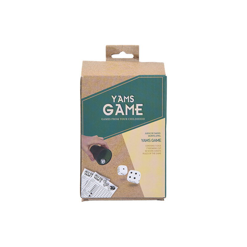 Édition Portable Throw Cup - Kit de jeu de dés YAMS vintage