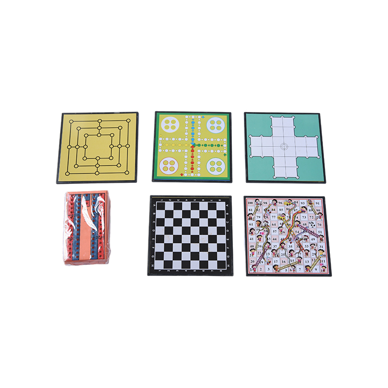 Ensemble de jeu de voyage magnétique 12 en 1, coffret en métal