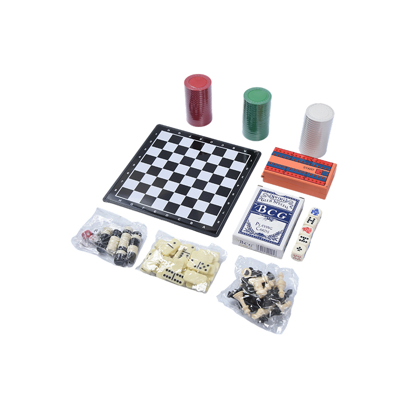 Ensemble de jeu de société 7 en 1 Portable Box Classic