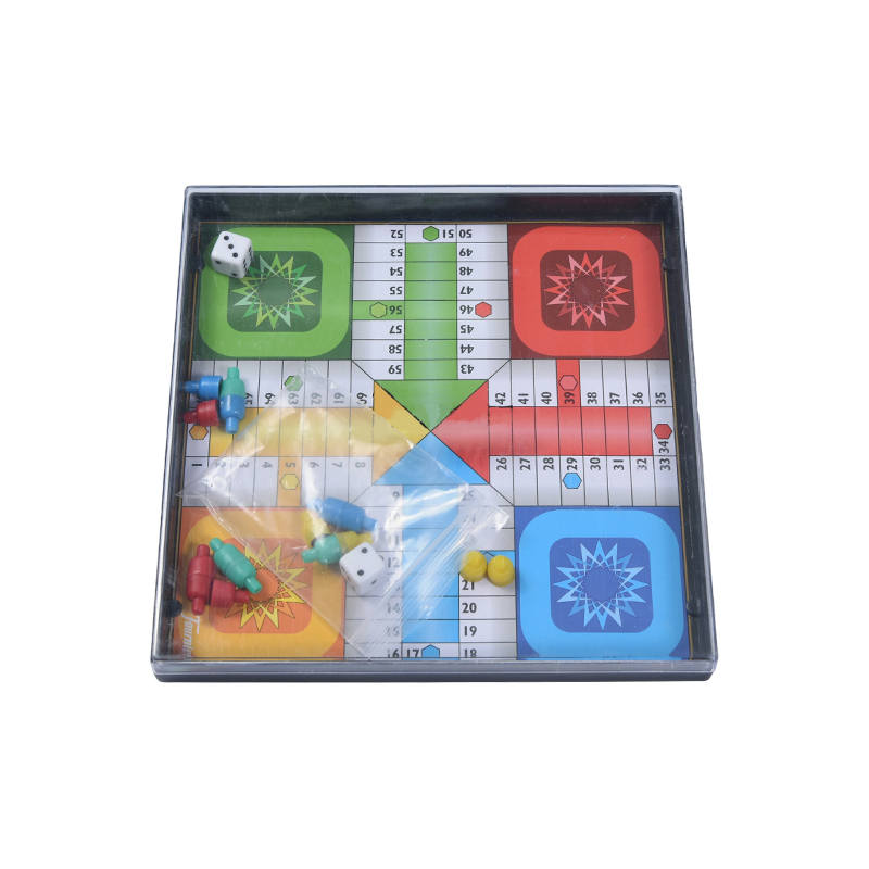 Jeu d'échecs volants classique (Ludo), édition boîtier en plastique Portable