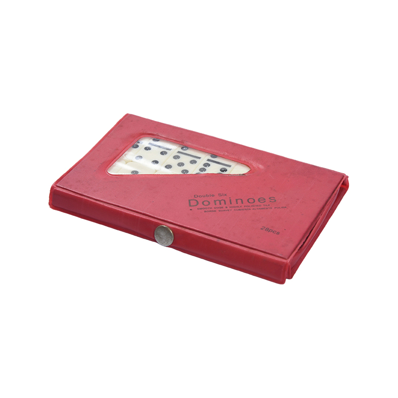 Jeu de tuiles classique en déplacement – ​​Ensemble de dominos compact en plastique avec étui portable