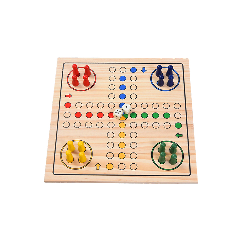 Jeu de société en bois LUDO classique édition divertissement familial