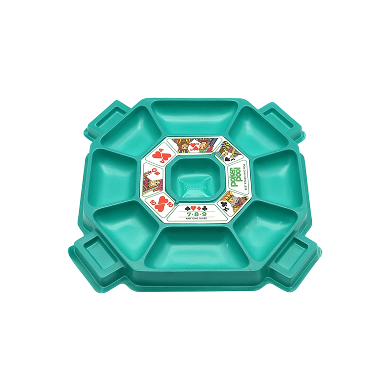 Plateau à jetons de poker classique et ensemble de jetons