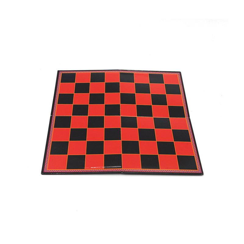 Ensemble de boîtes classiques 2 en 1 pour dames, échecs et tic-tac-toe