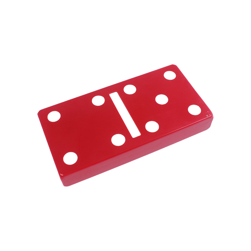 Édition Red Polka-Dot – Ensemble combiné classique de dominos et de cribbage