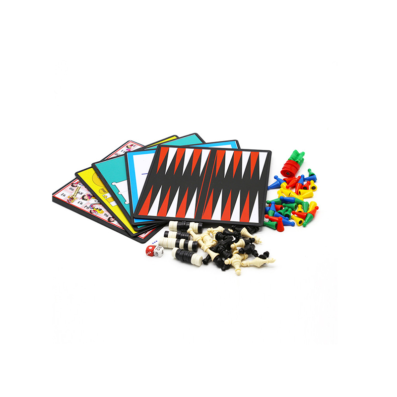 Ensemble de plateau de jeu de voyage magnétique 11 en 1
