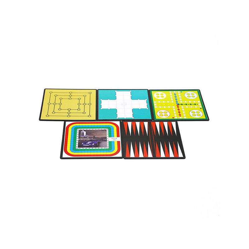 Ensemble de plateau de jeu de voyage magnétique 11 en 1