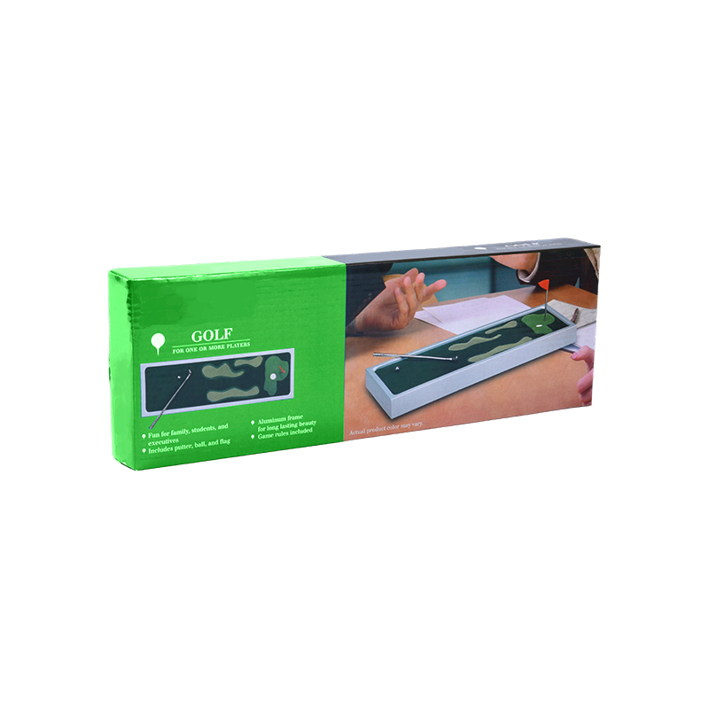 Jeu de Golf d'intérieur Portable avec cadre en aluminium, Mini Golf de bureau, putting green