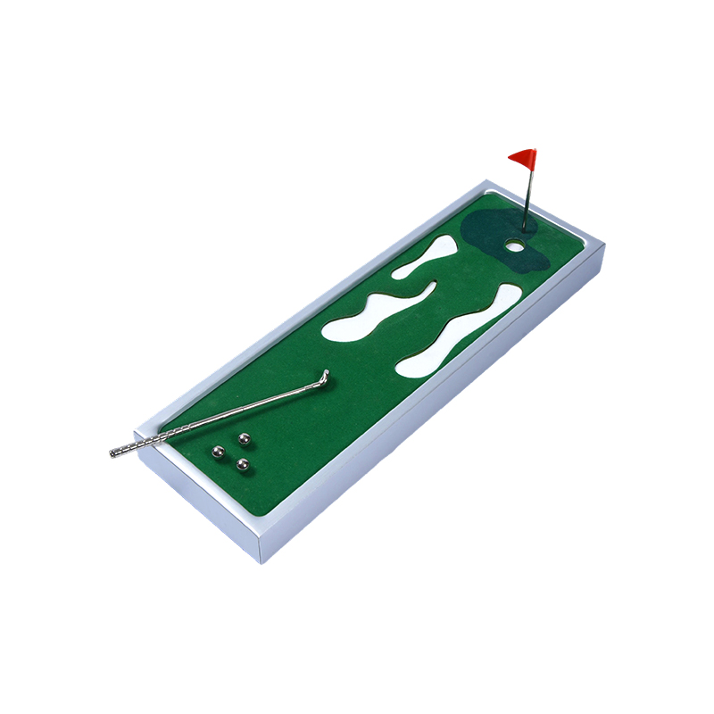 Jeu de Golf d'intérieur Portable avec cadre en aluminium, Mini Golf de bureau, putting green