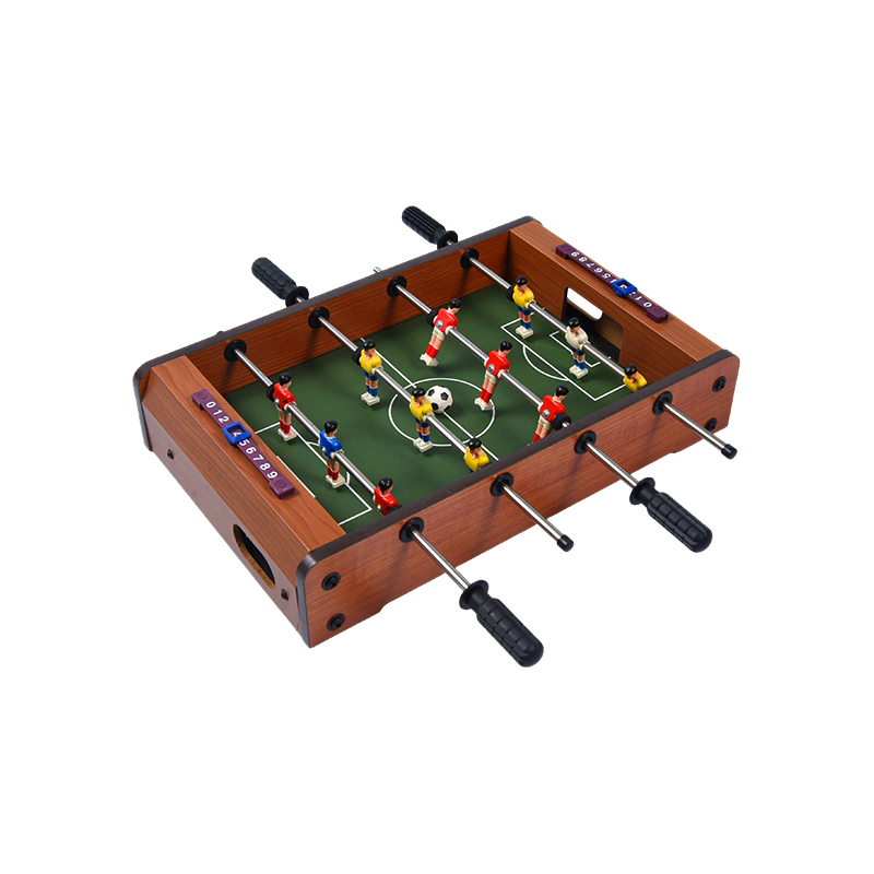 Jeu de football de bureau compact avec mini table de baby-foot en bois pour joueurs dynamiques