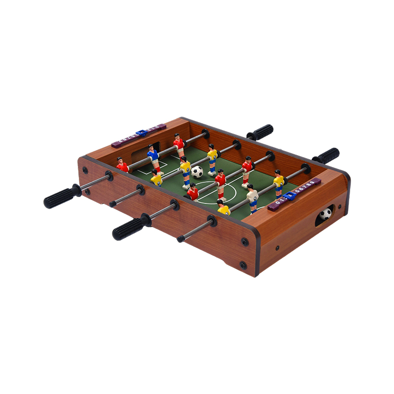 Jeu de football de bureau compact avec mini table de baby-foot en bois pour joueurs dynamiques