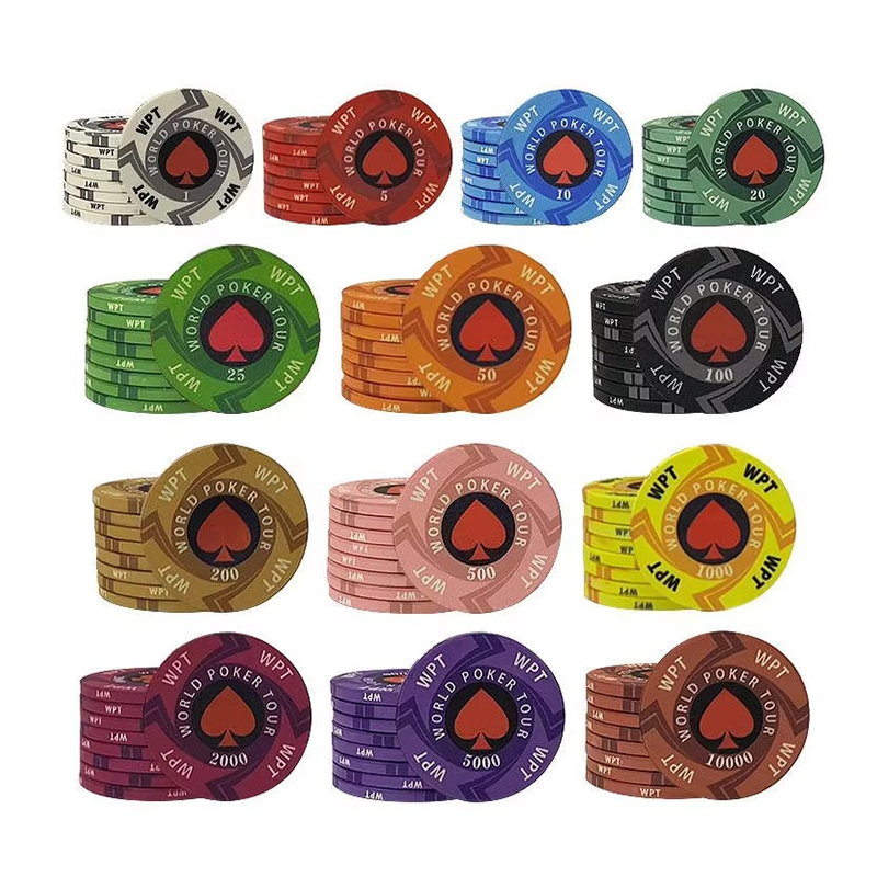 Jetons de poker en céramique personnalisés - Qualité premium pour une expérience de casino authentique