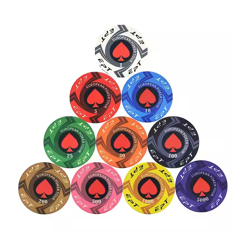 Jetons de poker en céramique personnalisés - Qualité premium pour une expérience de casino authentique