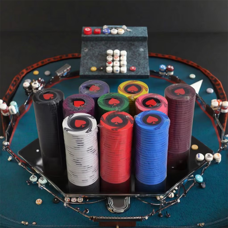Jetons de poker en céramique personnalisés - Qualité premium pour une expérience de casino authentique
