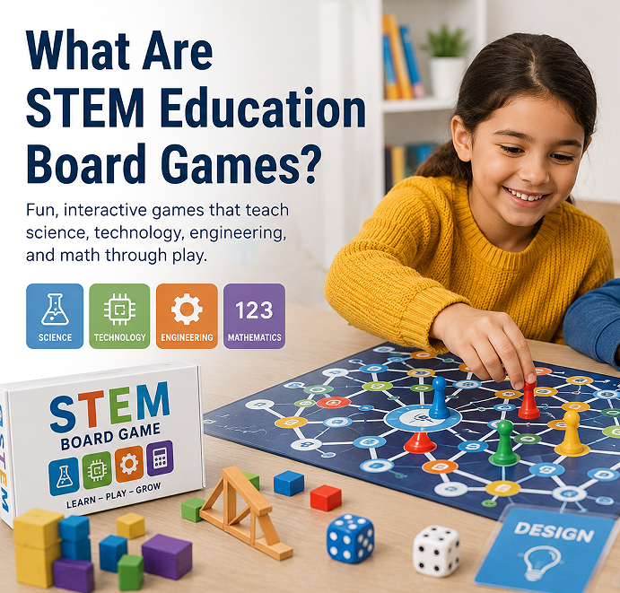 Que sont les jeux de société éducatifs STEM ?